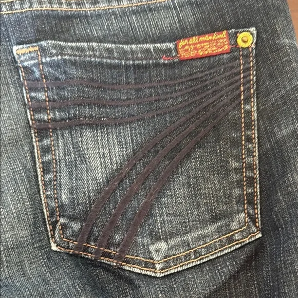 7 For All Mankind Wide Leg DOJO Jeans - Picture 6 of 11